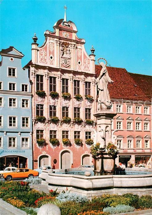Landsberg Lech Rathaus Marienbrunnen