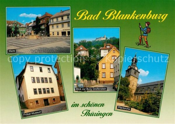 Bad Blankenburg Markt Fröbel Museum Burg Greifenstein P