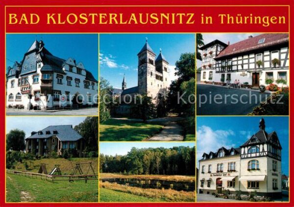 Bad Klosterlausnitz Rathaus Klosterkirche Pension Grafehaus