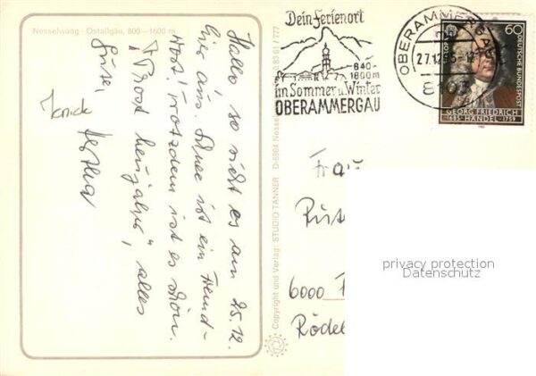 Nesselwang Ortsansicht mit Kirche Kapelle – Bild 2