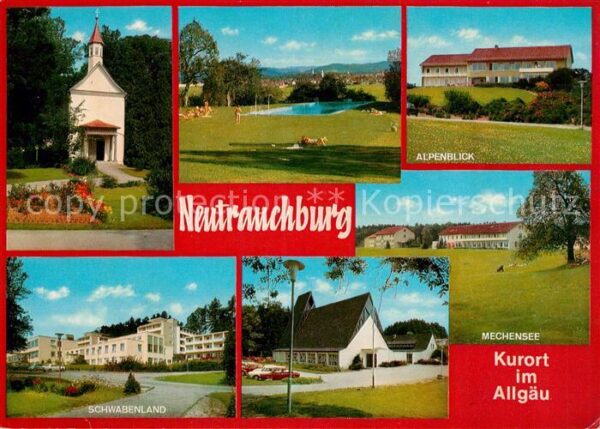 Neutrauchburg Kapelle Freibad Gaststätte Alpenblick M