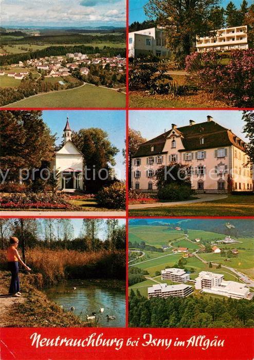 Neutrauchburg Kurhäuser Kapelle Klinik TeichnKurort F