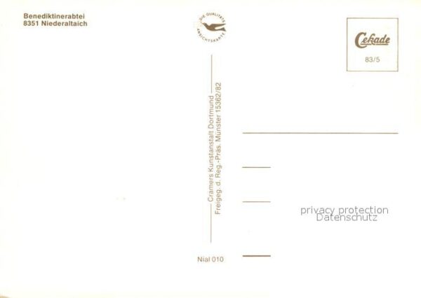 Niederalteich Donau Benediktinerabtei Fliegeraufnahme – Bild 2