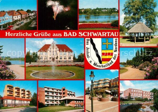 Bad Schwartau Teilansichten Jodsolbad Moorheilbad Feu