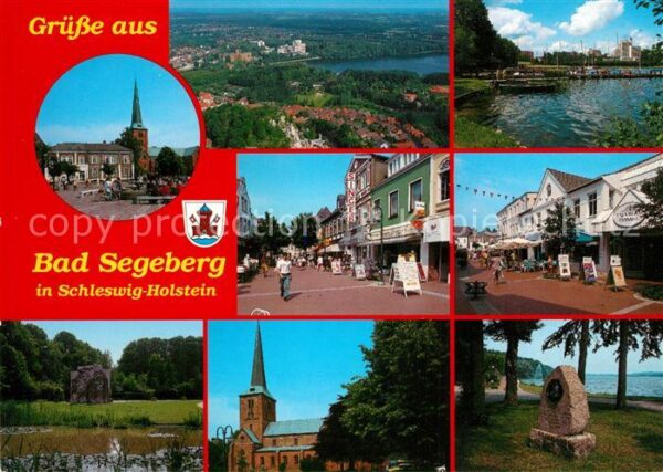 Bad Segeberg Platz Kirche Fussgängerzone Park Gedenk