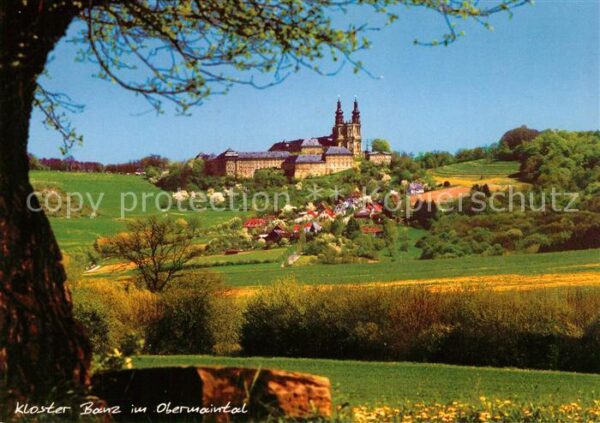 Bad Staffelstein Kloster Banz im Obermaintal Landschafts