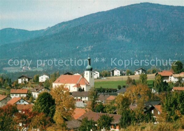 Arnbruck Ortsansicht mit Kirche