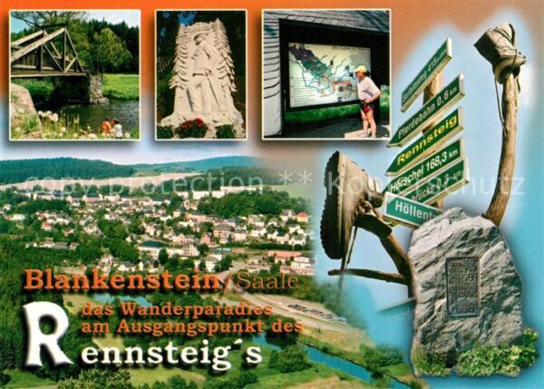 Blankenstein Saale Wanderparadies am Ausgangspunkt des Ren