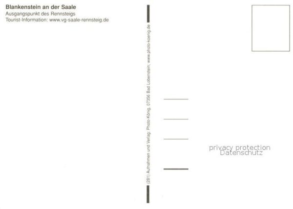 Blankenstein Saale Wanderparadies am Ausgangspunkt des Ren – Bild 2