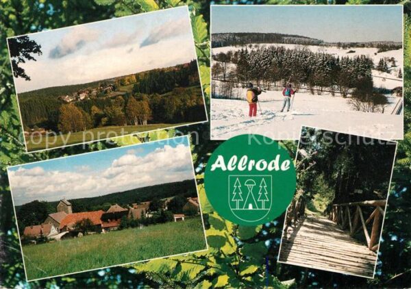 Allrode Panorama Winterlandschaft Weisse Brücke