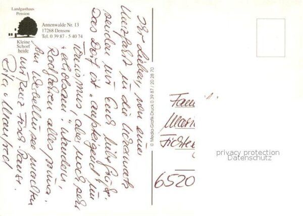 Annenwalde Densow Landgasthaus Pension Angler am See – Bild 2