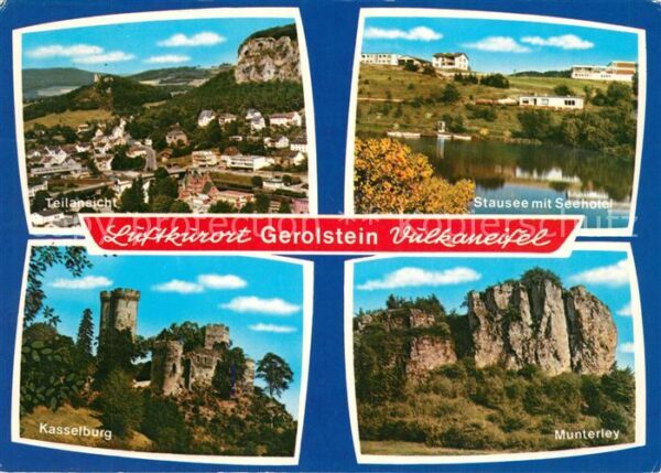 Gerolstein Kasselburg Munterfley Stausee Seehotel