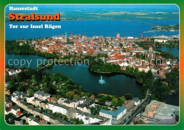 Stralsund Mecklenburg Vorpommern Fliegeraufnahme