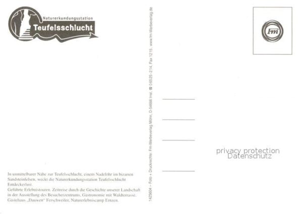 Ferschweiler Teufelsschlucht Gasthaus Dauwen – Bild 2