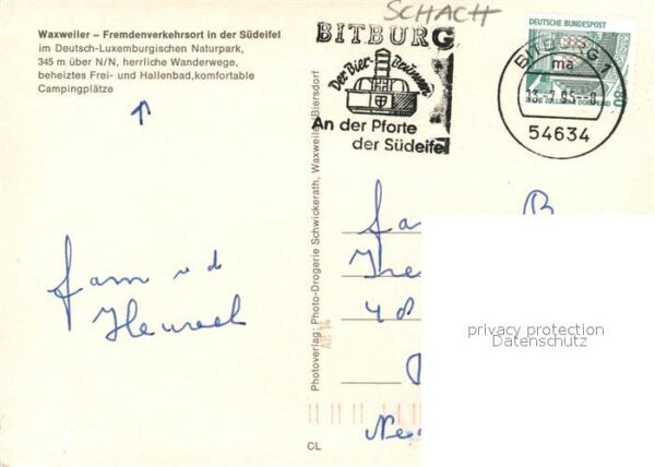Waxweiler Campingplatz Schach Park – Bild 2