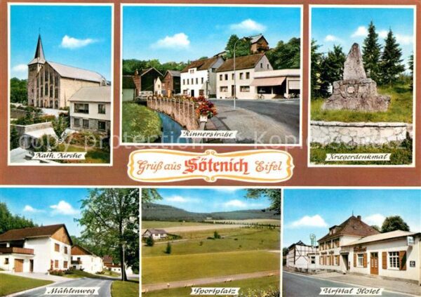 Soetenich Katholische Kirche Urfttal Hotel Kriege