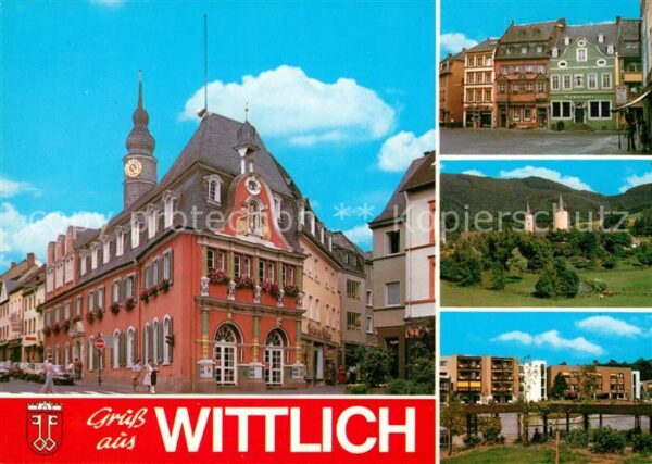 Wittlich Altes Rathaus Häuserensemble am Marktpl
