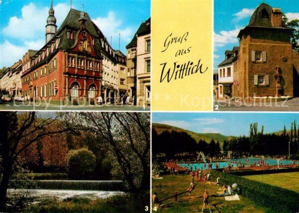 Wittlich Altes Rathaus Schwimmbad Türmchen Bürge