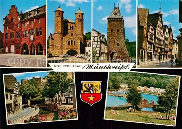 Muenstereifel Bad Rathaus Stiftskirche Werthertor Windeck