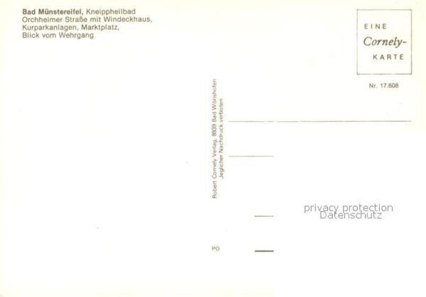 Bad Muenstereifel Orchheimer Straße Windeckhaus Kurparkan – Bild 2