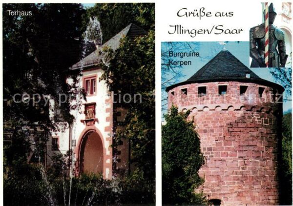 Illingen Saar Burgruine Kerpen Torhaus