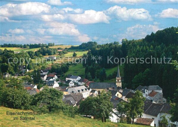 Eisenschmitt Salmtal Kirche Panorama
