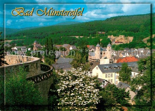 Muenstereifel Bad Kirche Stadtmauer
