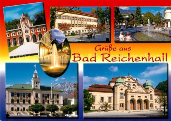 Bad Reichenhall Alte Saline Spielbank Brunnen Kurgastze