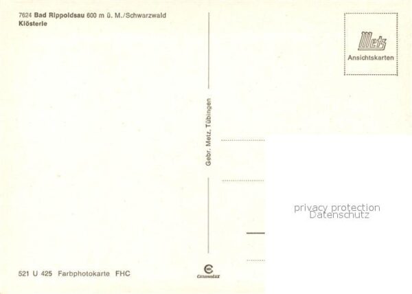 Bad Rippoldsau Schwarzwald Klösterle – Bild 2