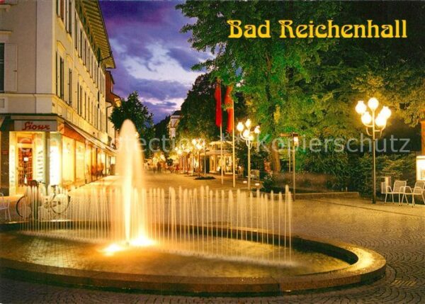 Bad Reichenhall Abendliche Ludwigstraße