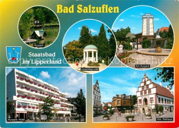 Bad Salzuflen Kurpark Leopoldsprudel Historisches Rat