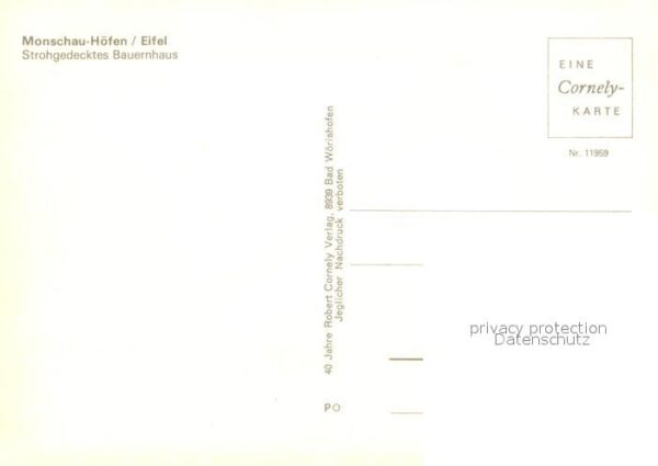 Hoefen Monschau Strohgedecktes Bauernhaus – Bild 2