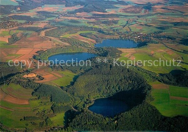Eifel Region Fliegeraufnahme Gemündener Weinfelder S