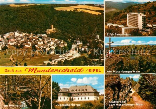 Manderscheid Eifel Horngraben Jugendherberge Mosenberger M