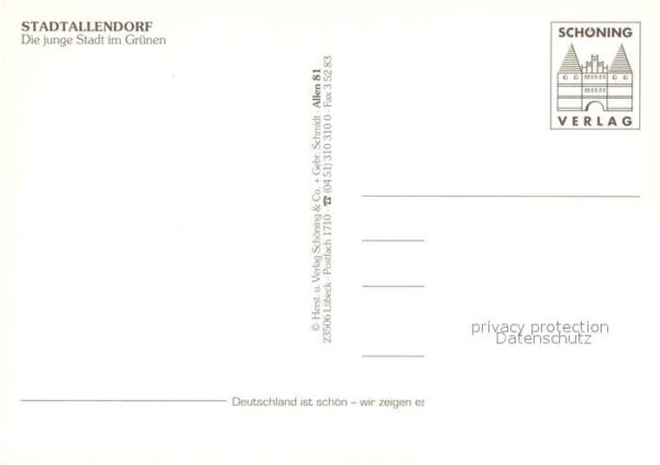 Stadtallendorf Kirche Innenstadt Fussgängerzone Brunne – Bild 2