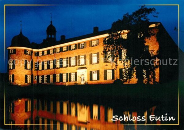 Eutin Schloss unter Beleuchtung Nachtaufnahme