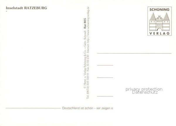 Ratzeburg Teilansichten Inselstadt Naturpark Laue – Bild 2