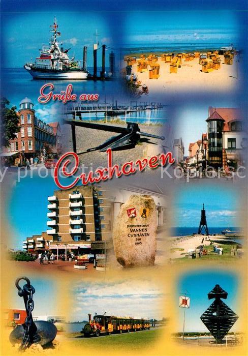 Cuxhaven Nordseebad Rettungsboot Strand Hafen Kugelbake Tou