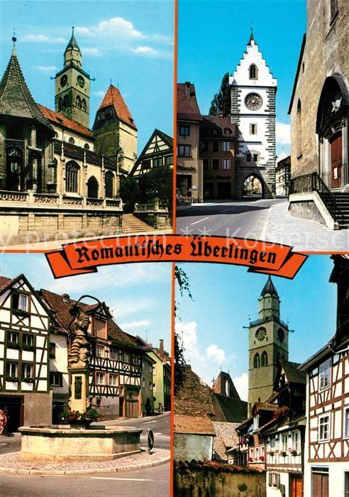 Ueberlingen Bodensee St Nikolaus Münster Franziskanertor Alt