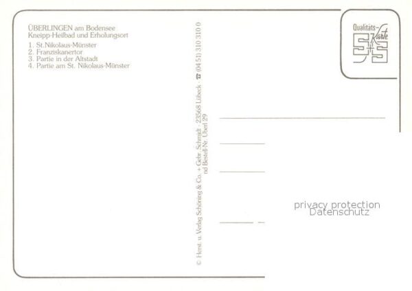 Ueberlingen Bodensee St Nikolaus Münster Franziskanertor Alt – Bild 2