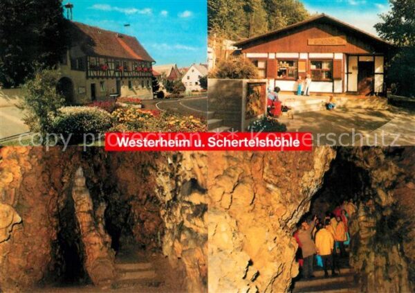 Westerheim Wuerttemberg Schertelshöhle Tropfsteinhöhle