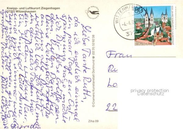 Ziegenhagen Witzenhausen Ortsmotive Kneipp Luftkurort Kirche Fli – Bild 2