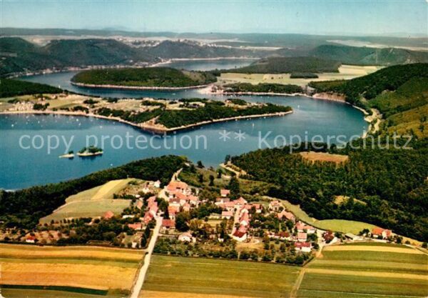 Bringhausen Edertalsperre Fliegeraufnahme
