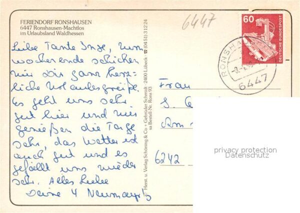 Ronshausen Teilansichten Feiendorf Fachwerkhaus Ki – Bild 2