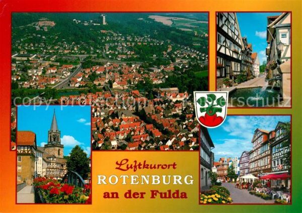 Rotenburg Fulda Altstadt Fachwerkhäuser Innenstadt Stra