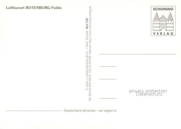 Rotenburg Fulda Brücke Altstadt Fachwerkhäuser Strassen – Bild 2