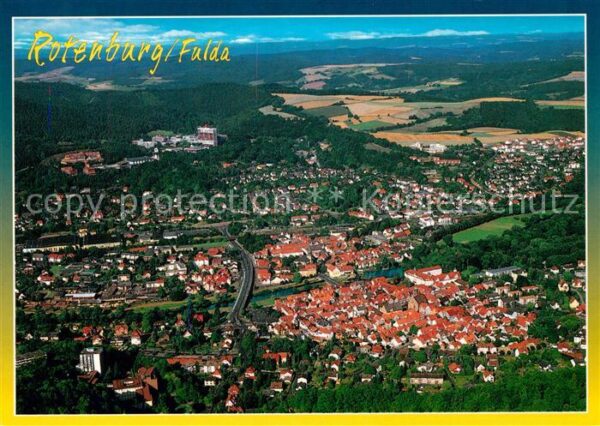 Rotenburg Fulda Luftkurort Fliegeraufnahme
