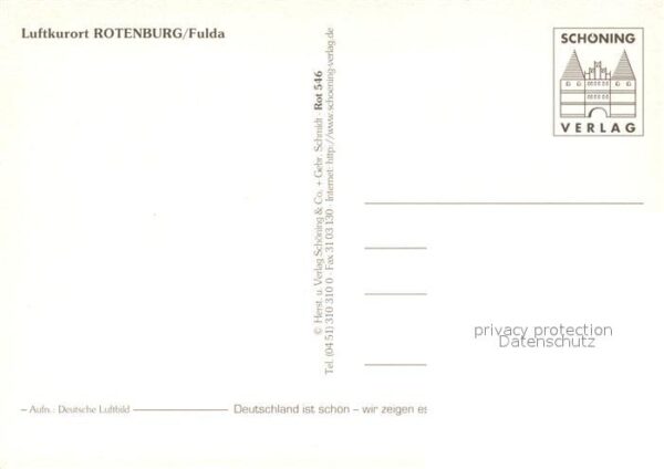 Rotenburg Fulda Luftkurort Fliegeraufnahme – Bild 2