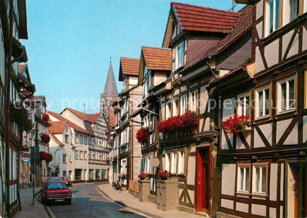 Rotenburg Fulda Brotgasse Fachwerkhäuser Altstadt