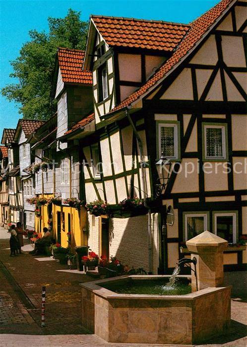 Rotenburg Fulda Altstadt Zirbesbrunnen Fachwerkhäuser L